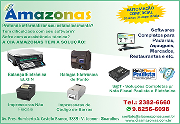 Cia Amazonas Automao Comercial - Softwares completos para padarias, aougues, mercados e restaurantes